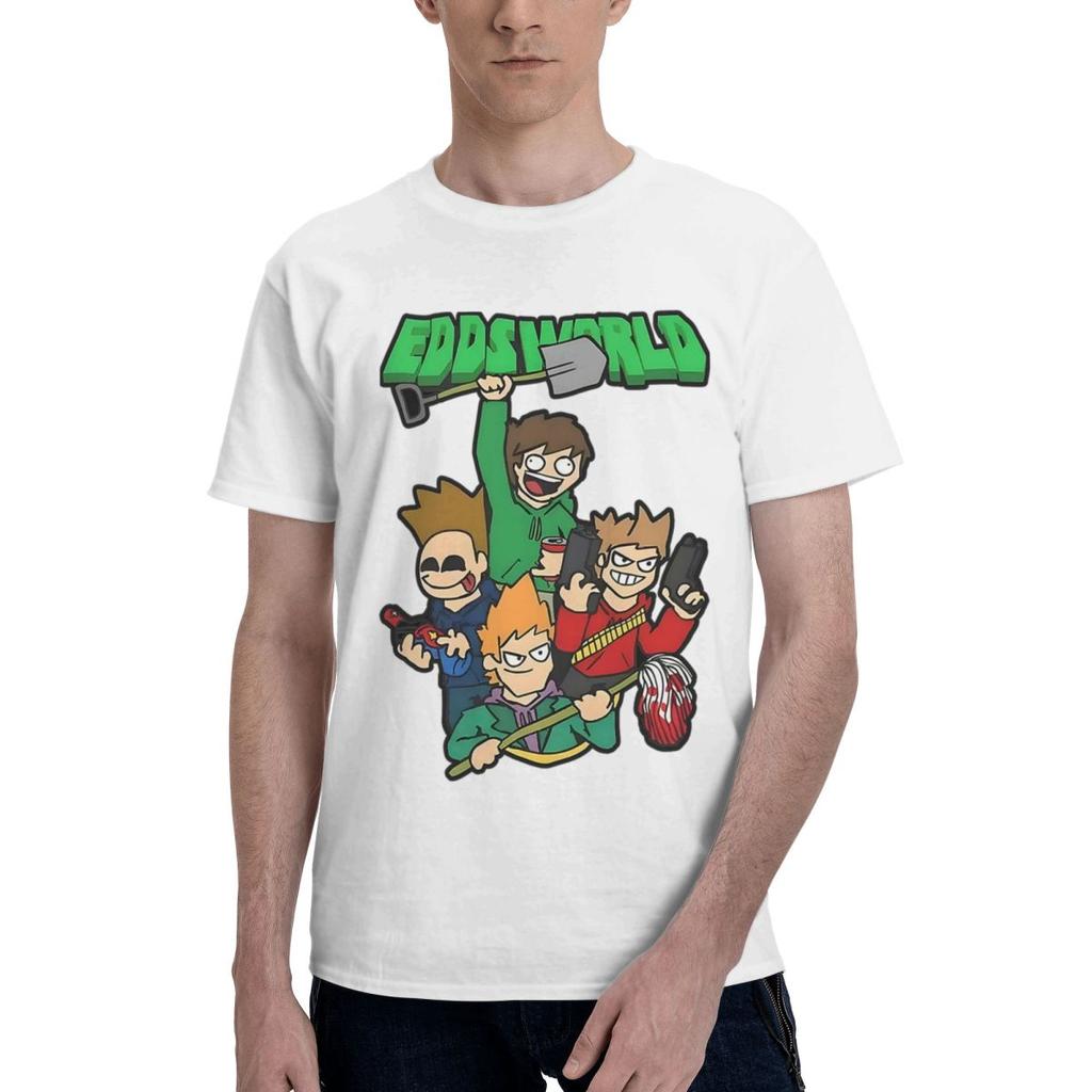 Anime Eddsworld TV Series 100 Cotton Casual Breathable Confortable Vintage New Gifts And TShirts Funny Shirt