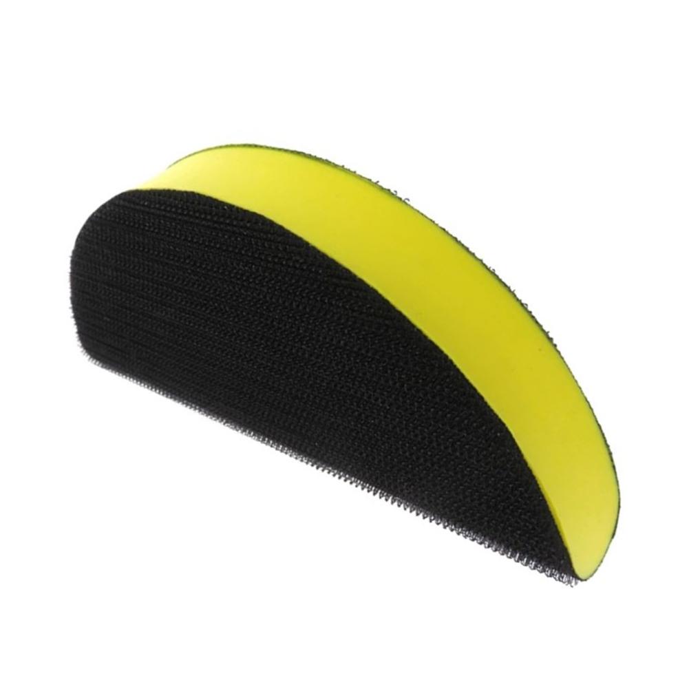 Hand Sanding Block Compatible with Standard 6 Inch Sanding Discs for Detail Oriented Sanding In Craft and Repair Applications