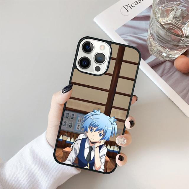 Shiota Nagisa Ansatsu Kyoushitsu Phone Case For iPhone 17 Air 16 16e 15 14 plus 11 12 13 Pro max Soft Shell Cover coque