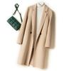 100% Wool Women Coat MODERN NEW SAGA Autumn Wool Blazer Handmade Pea Coat Winter Warm Wool Coat
