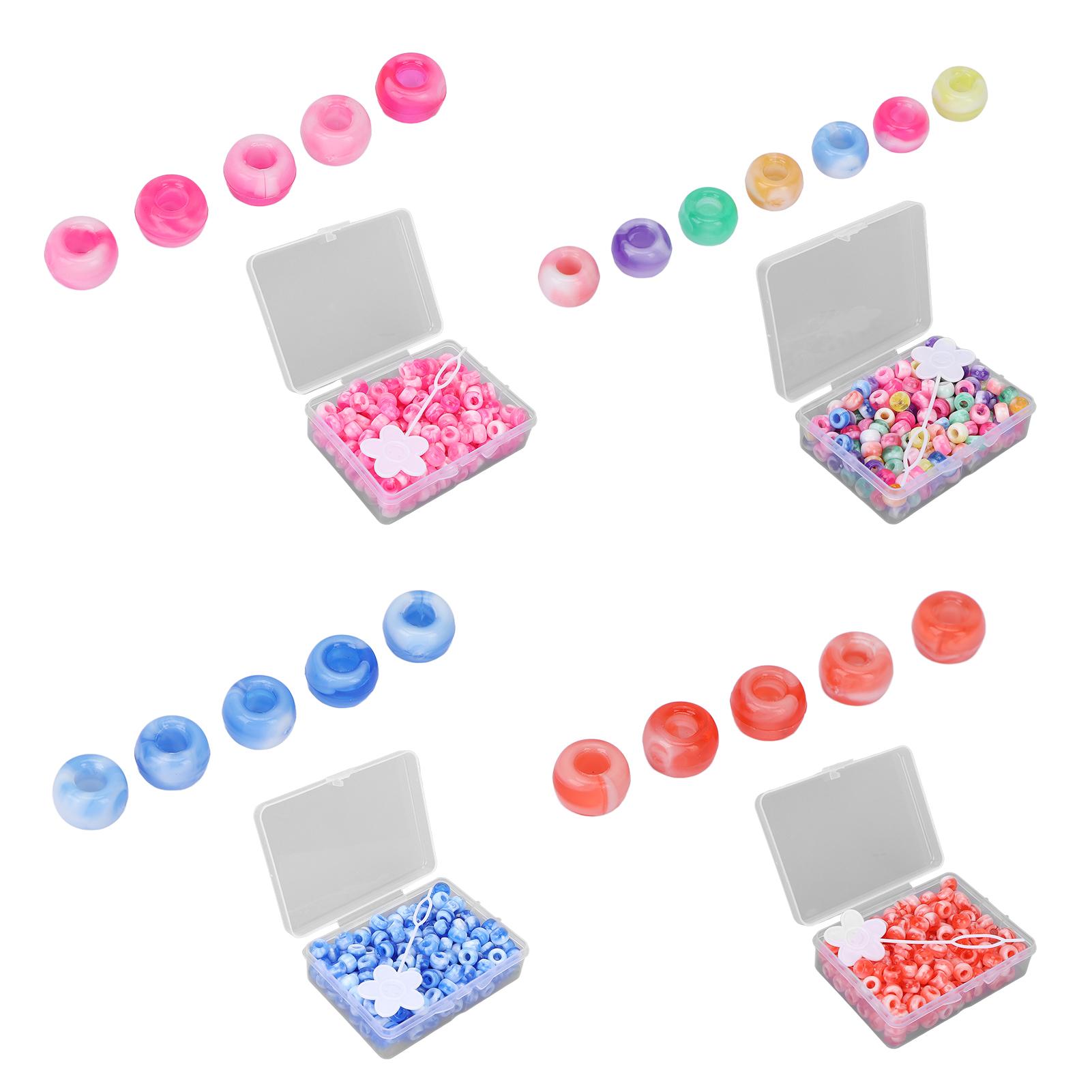 Набор бусин Pony для изготовления украшений в конфетных цветах — фото 9