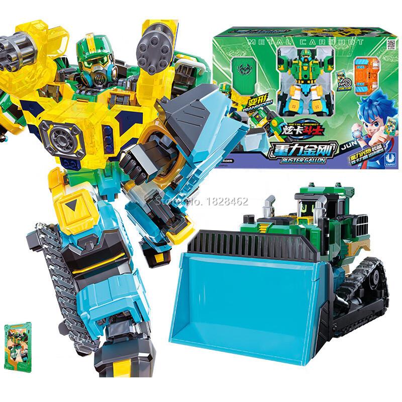 

Новый Металлический Кардбот Трансформирующийся Робот в Машину Фигурки Действия СИНИЙ ПОЛИЦЕЙСКИЙ с Картой Трансформации Игрушки-Машинки для Подарка Ребенку No Color Box