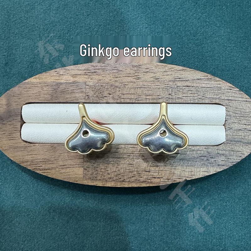 

Song Brocade Handmade Earrings: Alloy Studs & Hooks DIY Base Ornaments