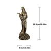 Goddess Fortune Statue Figurine Collectible Miniature Luck Lady Greek Statue Good Fortune Sculpture Exquisite Home Interior
