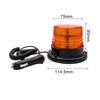 12~24V LED Strobe Light Circular Car Rotating Traffice Indication Orange Red Flash Car Warning Light Portable Warning Lighting