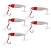 5Pcs 15g Metal Vib Hard Fishing Lures Jigging Fishing Baits Artificial Hard Lure with Sequin Laser