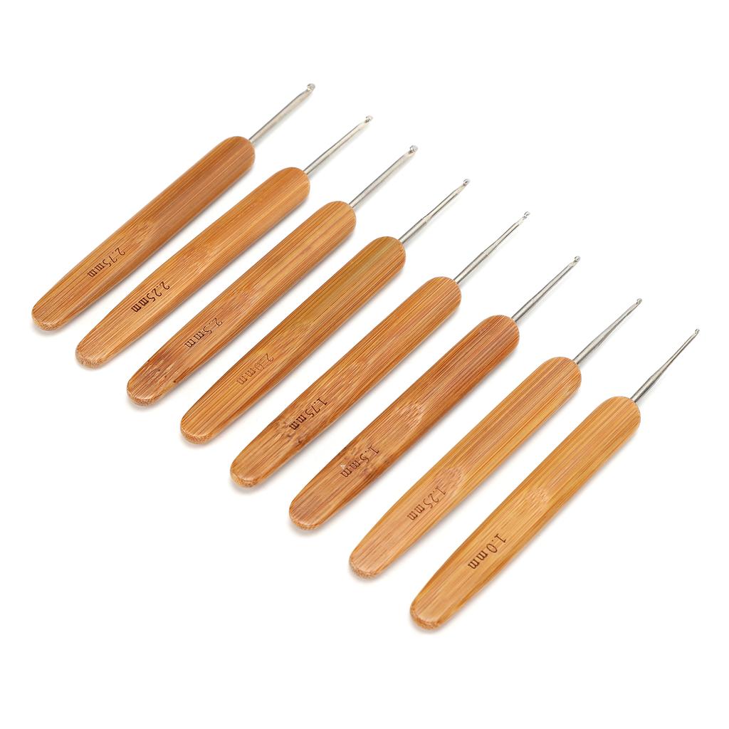 Ergonomic Crochet Hooks DIY HandMade with Various Sizes Round Hook Needle for Home Use