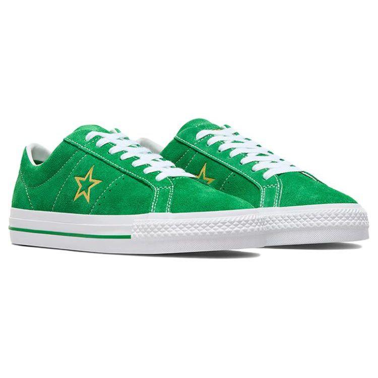 Converse One Star Pro Geeen Gold Unisex Sneakers Green White A06645C