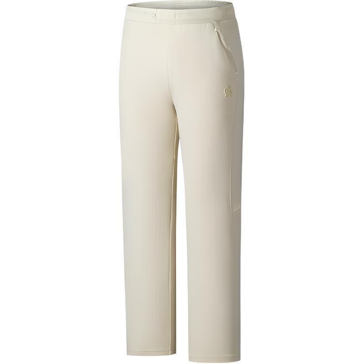 

Anta Outdoor Travel Series Casual Simple Solid Color Straight Comfortable Versatile Lace-Up Knitted Sports Pants Women bottoms 162530310-2 M