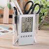 Digital Alarm Clock with Large LCD Display, Time, Date, Week, Temperature, 12-24 Hour  , 8 Alarms, Music, Birthday Reminder, Timer, with Multifunc