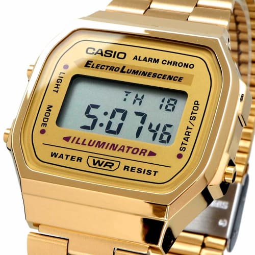CASIO QUARTZ/Casio A168WG-9 STANDARD Standard Watch Men's Women's Digital Chipkashi