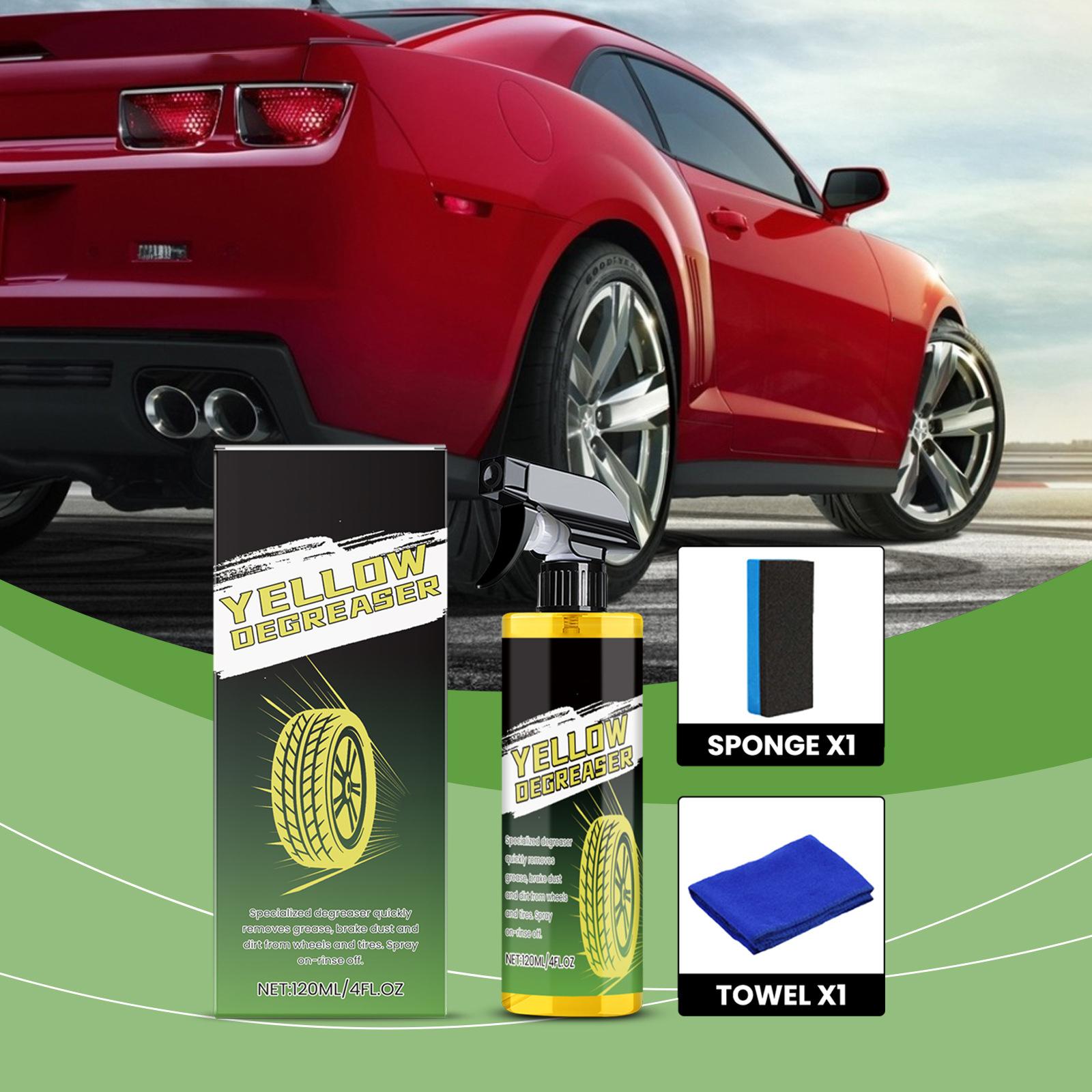 

Car Wheel Cleaner, Car Tire And Rim Cleaner, Stain Remover, Tire And Remover 120ml One Size