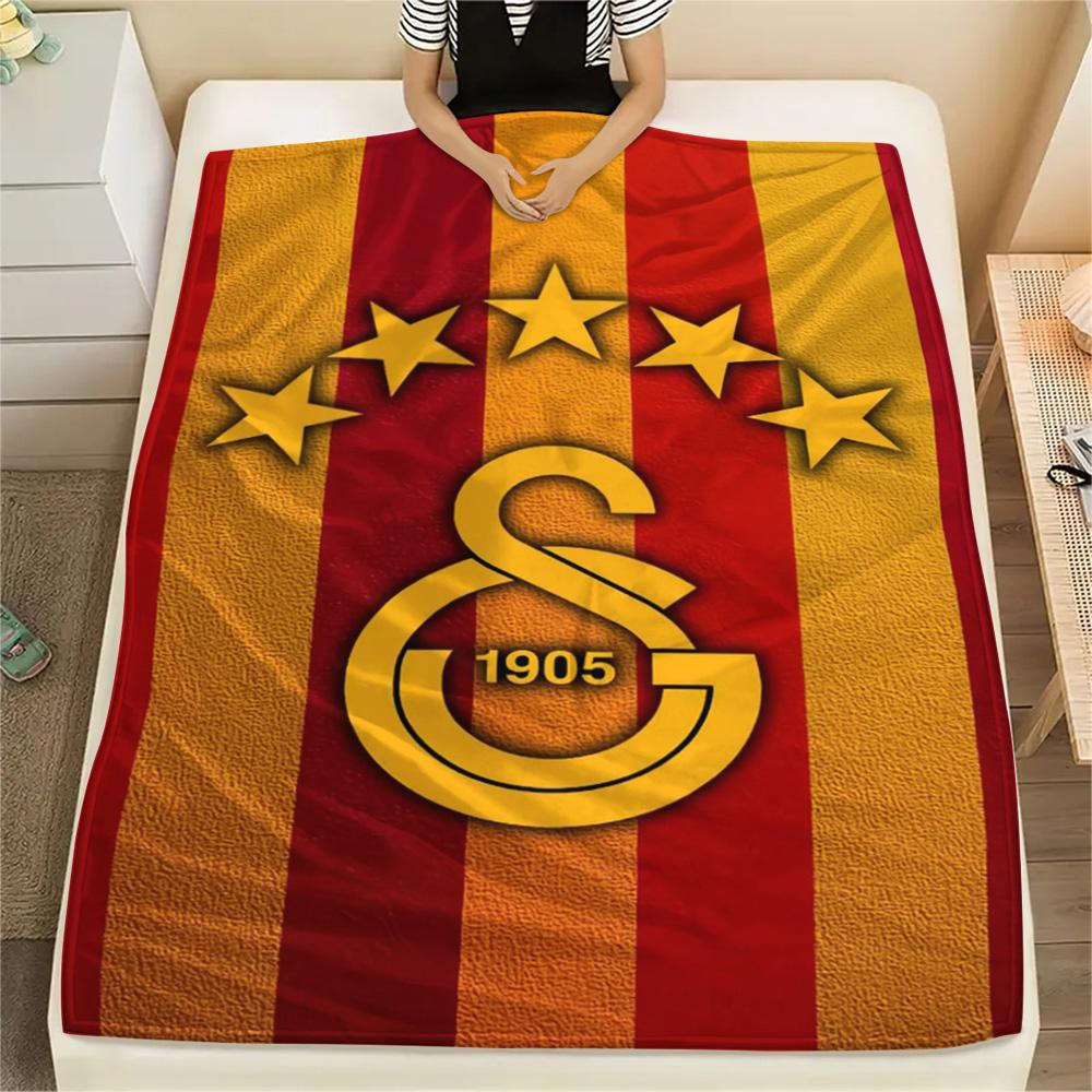 1PC Galatasaray S Patterned Flannel Blanket Suitable For All Seasons for Home Decor Warmth and Comfort Gifts Holiday Present