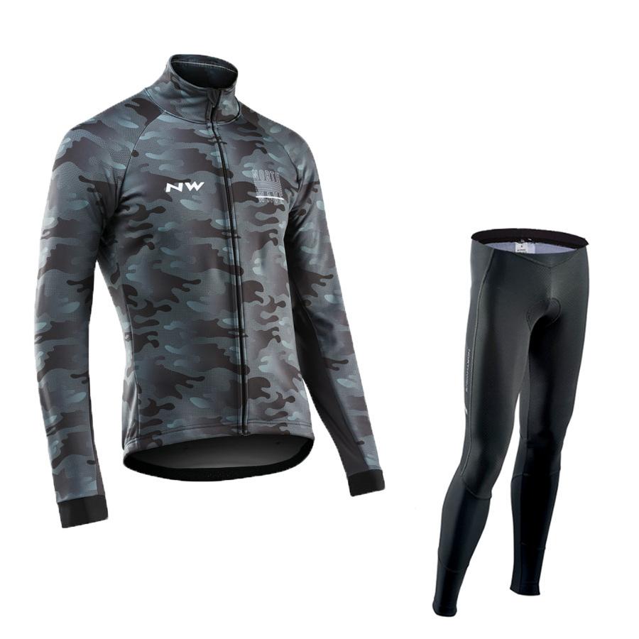 2026 Autumn Breathable  , Long-sleeved Cycling Suit, Strap Suit, Men's and Women's Autumn and Winter Breathable Road Cycling Quick-drying Cycling Suit