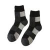 Cute Home Plush Socks Towel Socks For Male Middle Tube Socks Wool Socks Men Hosiery Lattice Socks
