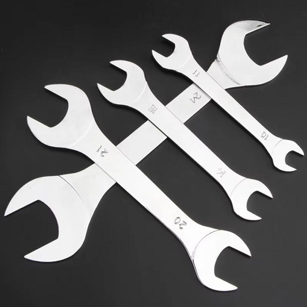 1Pcs 3mm Ultra-thin Thin Open End Wrench Hi-Spec Steel Flat Wrench Tool Multi-Function 6-32mm Double-end Fixed Spanner