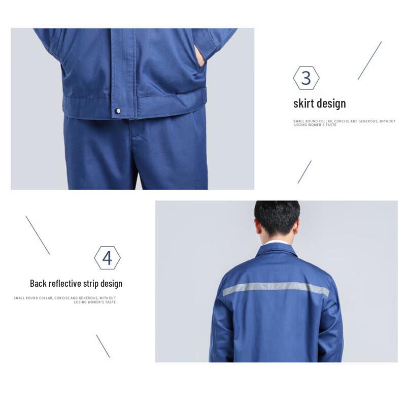 Spring/Autumn Long-Sleeve Cotton Work Uniform