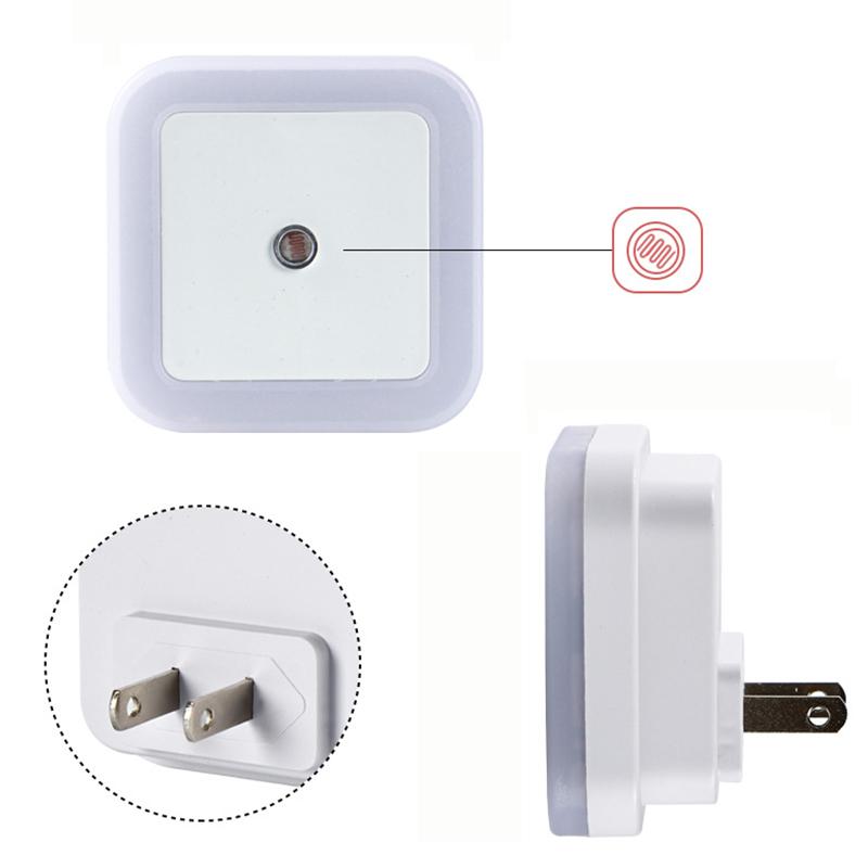 Wireless LED Night Light Sensor Lighting Mini EU/US Plug Night Lights For Children Room Bedroom Living Room Decoration Lighting