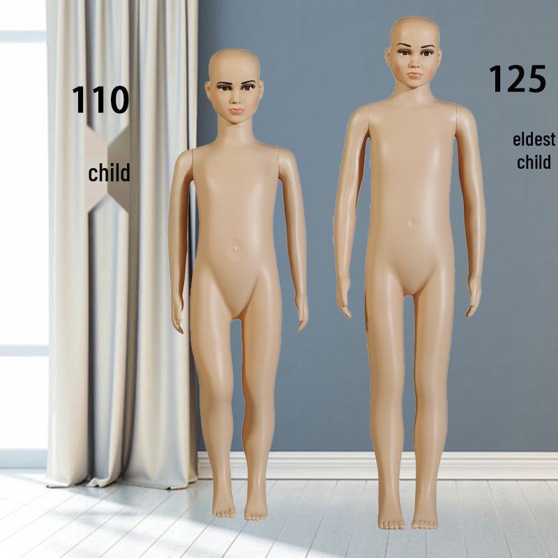 Male Mannequin with Facial Features for Displaying Labor Protection Clothing