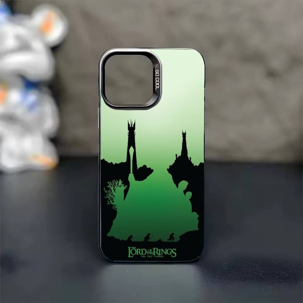 Moive The L-Lord of the R-Rings Phone Case Color Silver Shell For IPhone 17 16 15 14 13 12 11 Pro Max Plus