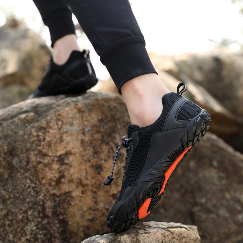 Oddychające buty trekkingowe z siateczki męskie damskie barefoot outdoorowe sneakersy antypoślizgowe trekkingowe kempingowe buty sportowe elastyczne buty do chodzenia