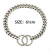 Large Dog Chain Collar Training Stainless Steel Chew Proof Necklace Choker