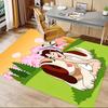 Girl Dog Nature Carpet For Playroom Bedroom Living Room Sofa Home Decorkids Game Area Rug Nonslip Floor Mat