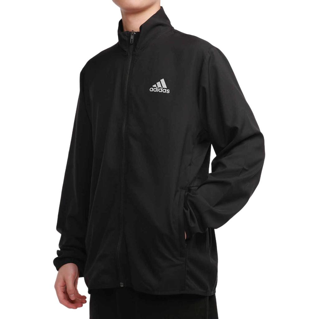 adidas Jackets Men's Black Stand Collar Moderate Other GV5191