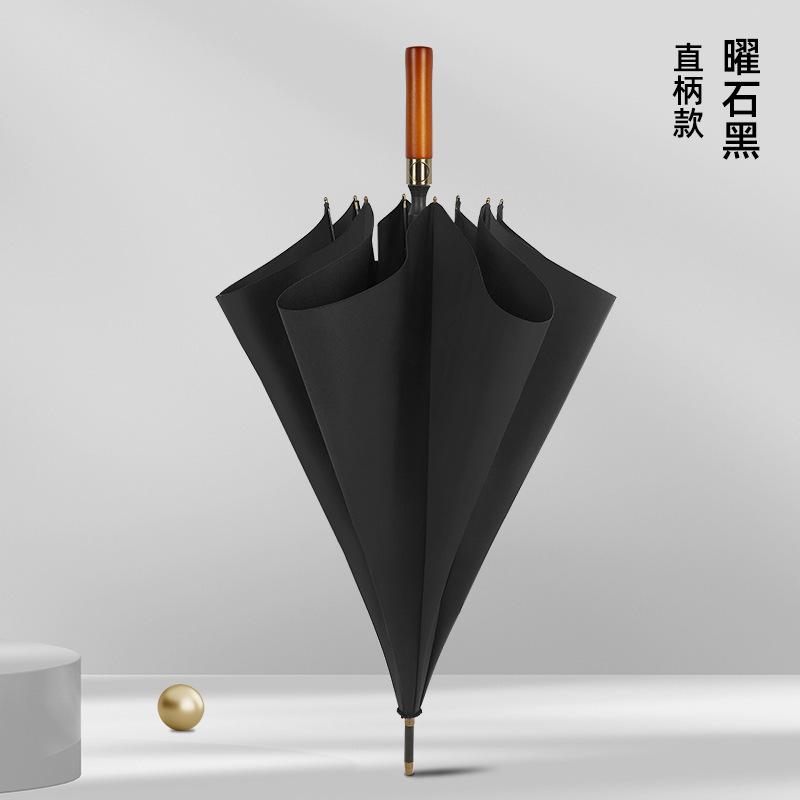 Umbrella Customized golf straight umbrella Weather and rain long-handled umbrella umbrella