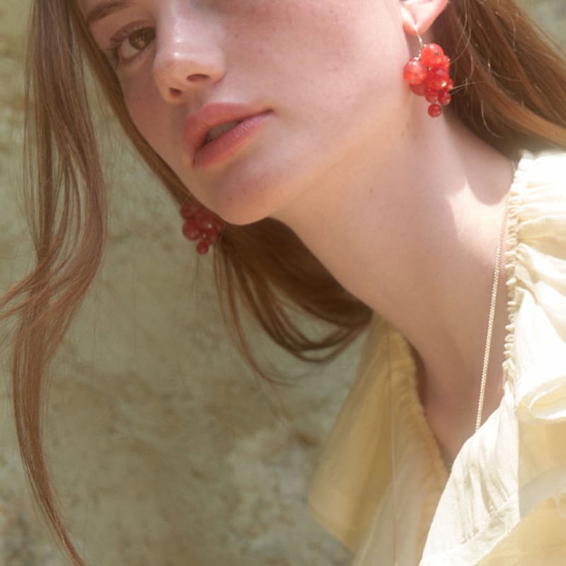 LOVE ME MONSTER Grape Earrings (L242MER070)