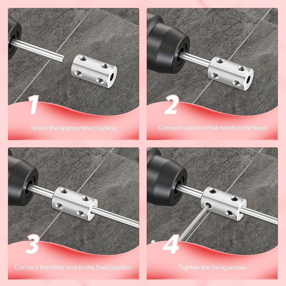 Wear-resistant Shaft Coupler 45# Steel Motor Shaft Couple Professional Rigid Couplings CNC
