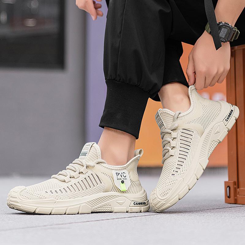 Mode CYYTL Herrenschuhe Atmungsaktive Sneaker Lässig Outdoor Wandern Sommer Sport Laufen Luxus Designer Tennis Plateau Mode Slipper