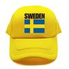 Flag Of Sweden Baseball Cap Women Unisex Country Proud Trucker Hat Summer Breathable Mesh Net Snapback Caps