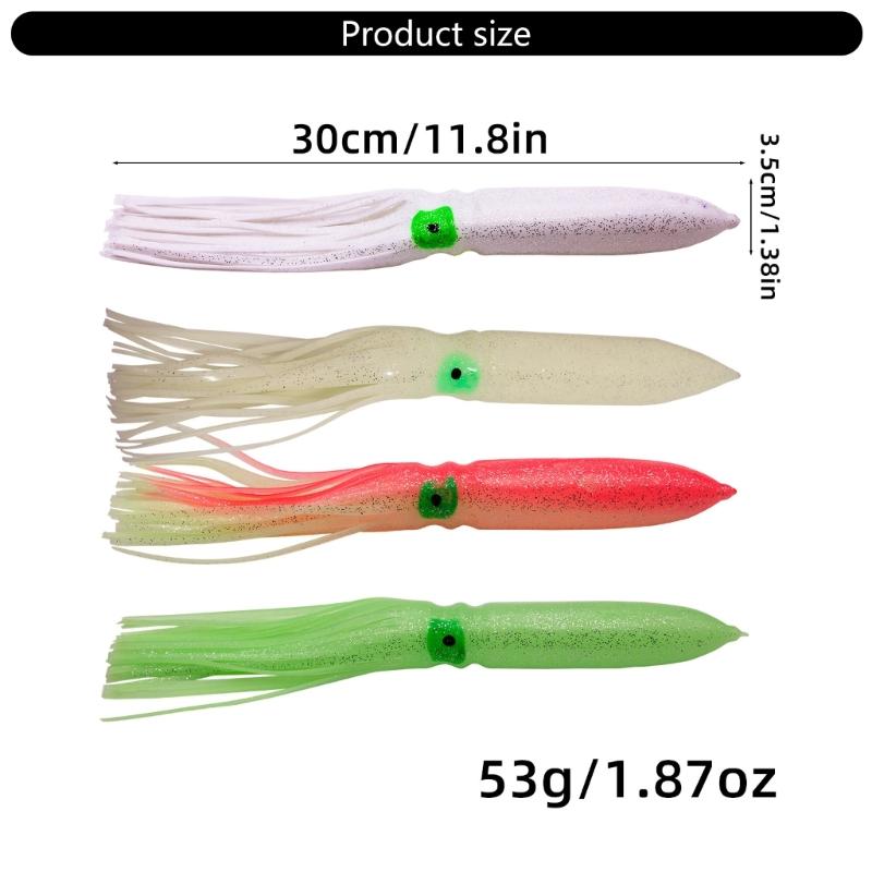 10Pcs Colorful Octopuses Squids Skirts Fishing Lure Big Octopuses Skirt Trolling Lure Soft Fishing Baits Fishing Tackle
