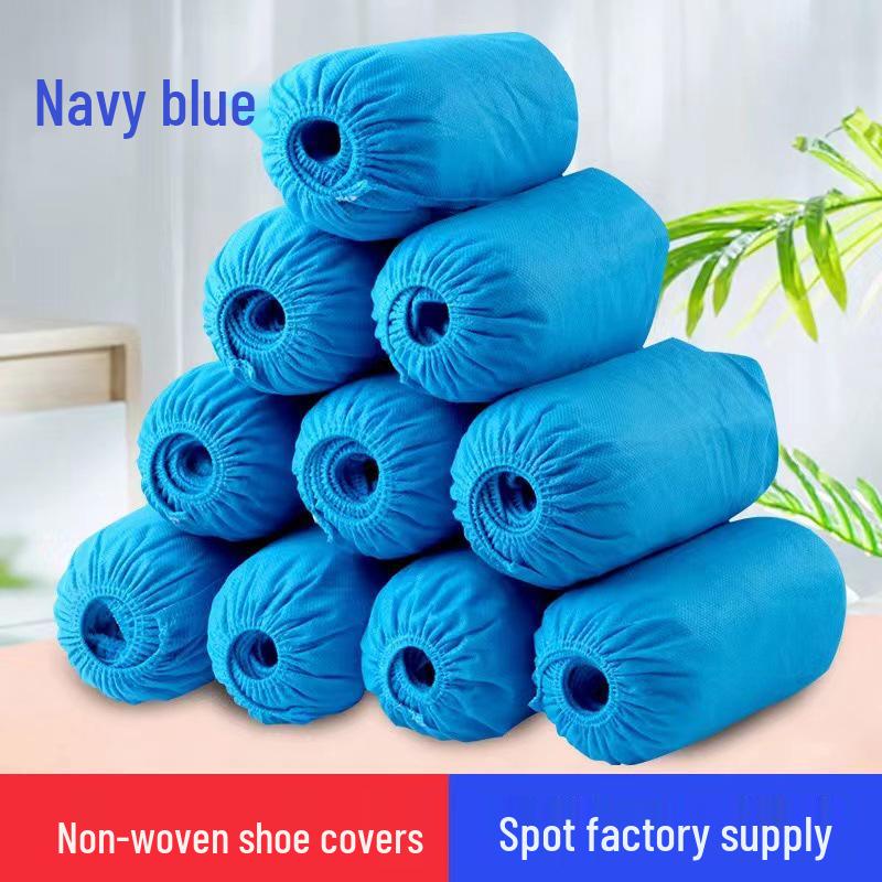 Disposable Non-Woven Dustproof Non-Slip Breathable Shoe Covers for Indoor Use In Homes, Workshops, and Cleanrooms