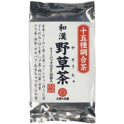 Chá Maruko, Chá de Ervas Selvagens Japonesas e Chinesas de 15 Ingredientes, 12g x 30 Saquinhos