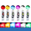 2 Pcs Strobe Flash T10 Led W5W 194 168 5Smd 2835 Turn Signal Bulb Car Interior Light Reading Door License Plate Wedge Lamp 12V