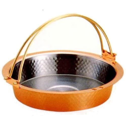 Shinkodo pure copper sukiyaki pot (with vine) 26cm