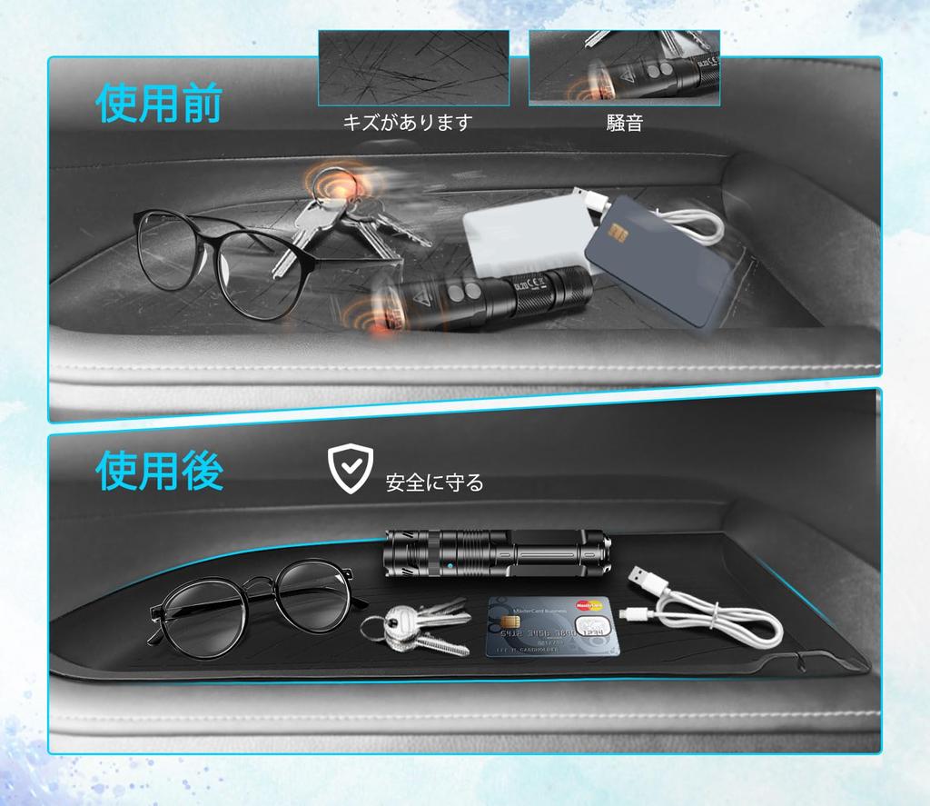 Toyota Voxy/Noah 80 Series Open Passenger Tray Mat, 1 Piece Set (Soft Brush Included),