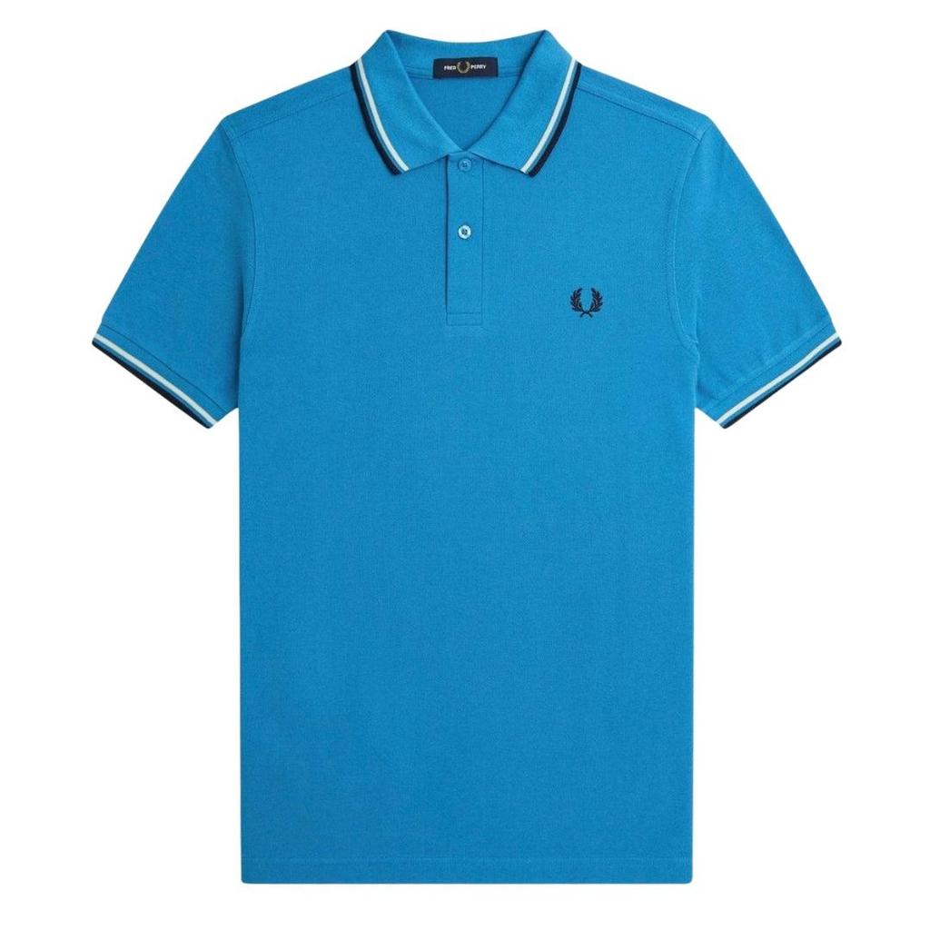 Koszulka polo męska Fred Perry z podwójnym kołnierzykiem