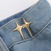 Adjustable Waist Buckle: Anti-Exposure Brooch for Jeans