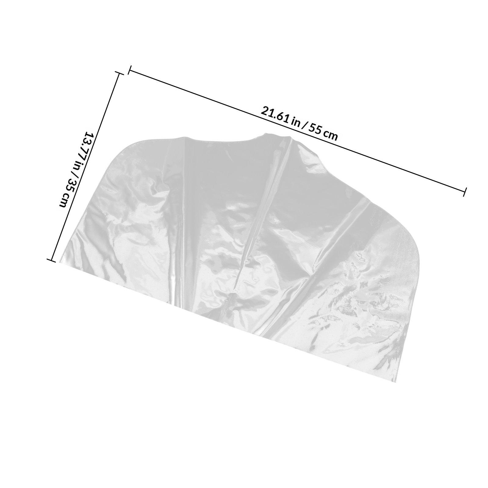 

10Pcs Clothes Dust Covers Clear Plastic Garment Bags Reusable Hanging Clothes Protectors Storage Bags for Home Wardrobe