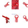 31GJ Industrial Safety Lock Hasp Not Conductive Handle Machinery Safety Lock Hasp Easy To Use for Plant Operations