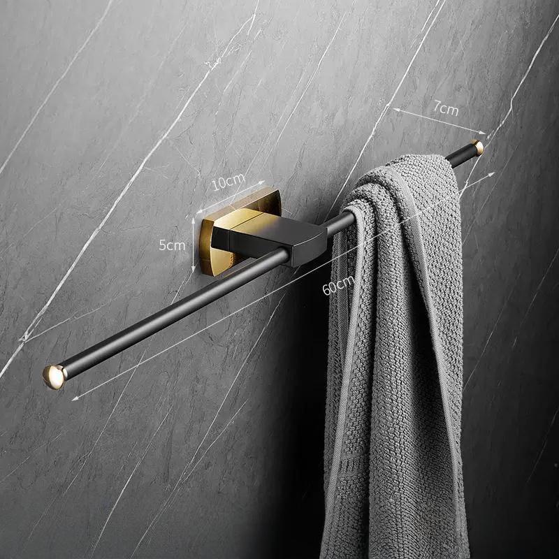 Brass Bathroom Accessories Brushed Gold Bathroom Shelf,Towel Rack,Towel Hanger Paper holder,Toilet Brush Holder Bath Hardware