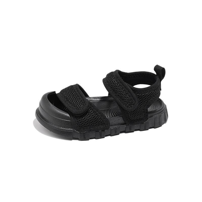 2026New Summer Sandals for Girls, Color-Block Baby Shoes, Boys' Korean Style Beach Shoes, Casual Versatile Sandals