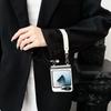 PU-Leder Alligator Muster Handschlaufe Handyhülle für Samsung Galaxy Z Flip 7 6 5 4 3 5G Schutz Stoßfeste Hülle