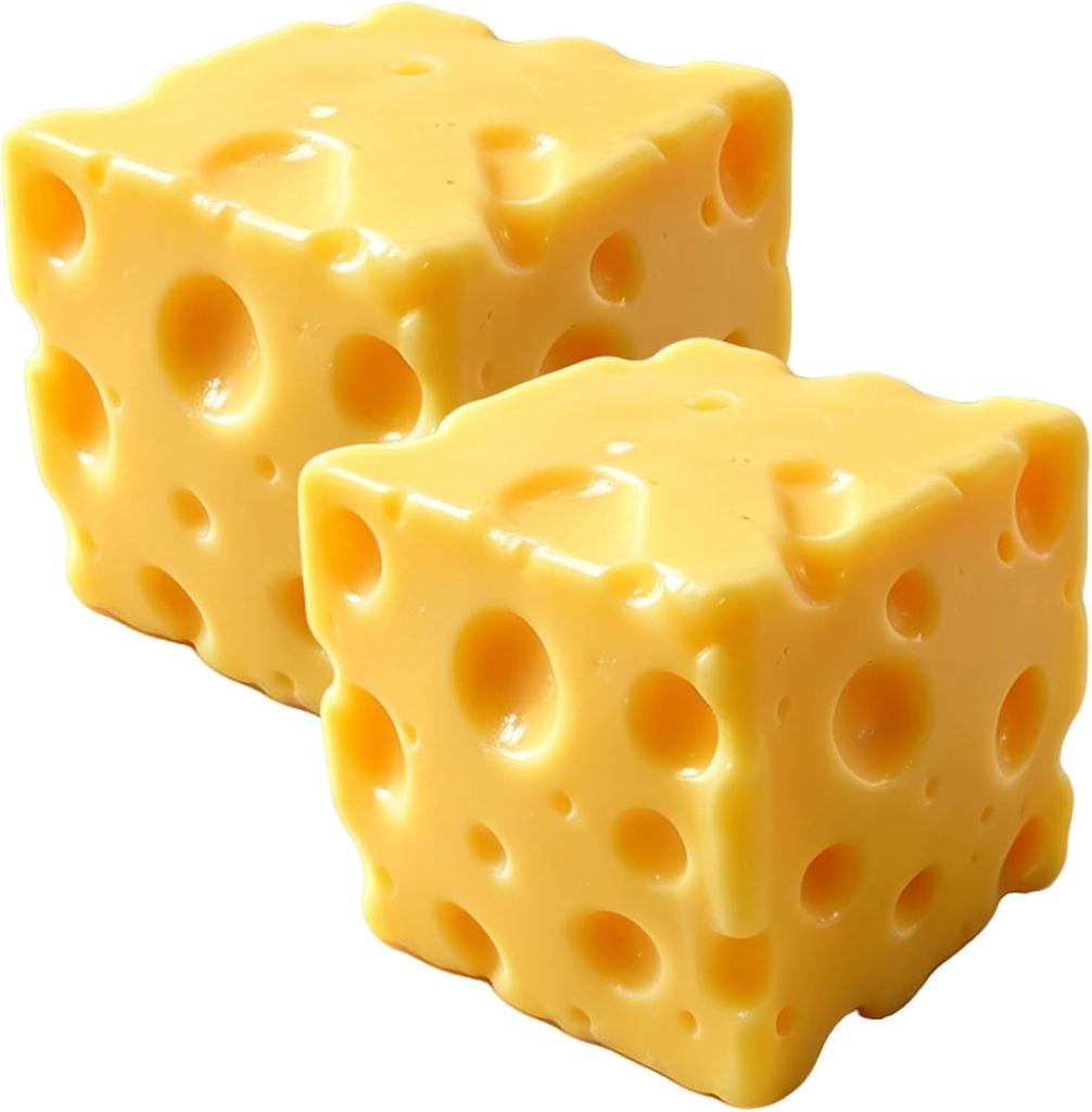 Cheese Squishy Stress Relief Original Sensory Food Squishy Stress Relief Fidget Toy Stress Balls for Adults
