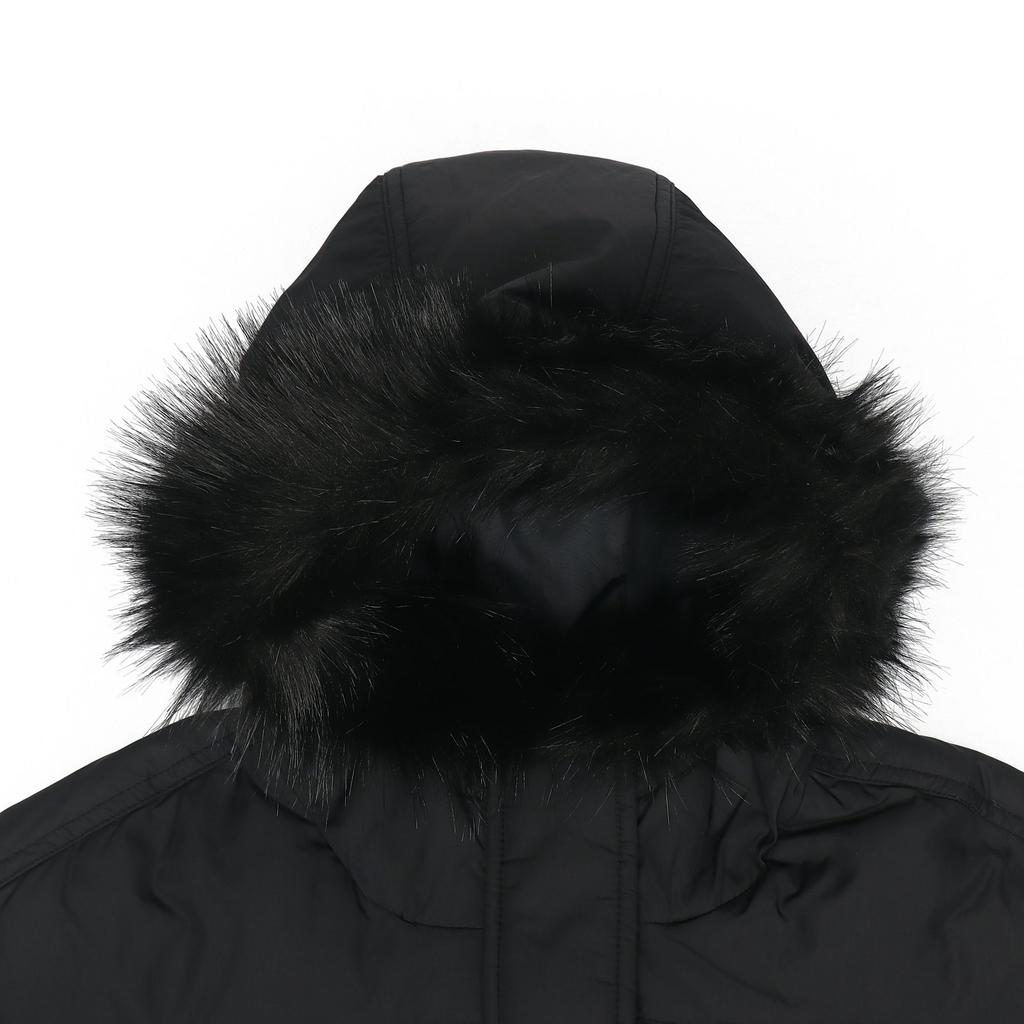 Converse Down Jackets Women's Black Hooded Moderate Other 10007727-A03
