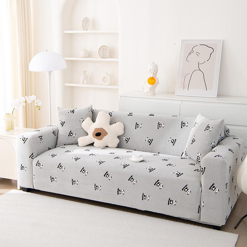 Universal Sofa Cover Stretch Fabric All-InJUEusive Full Covered Slipcover for Four Seasons Lazy Solid JUEoth