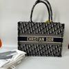 [Gebraucht] Book Tote Medium Blau Leinwand Besticktes Monogramm Handtasche - Sehr Gut #GKDY8K